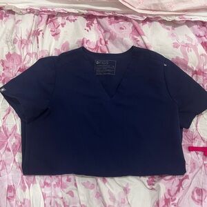 Figs Women's Top Navy & Gray Sold Together